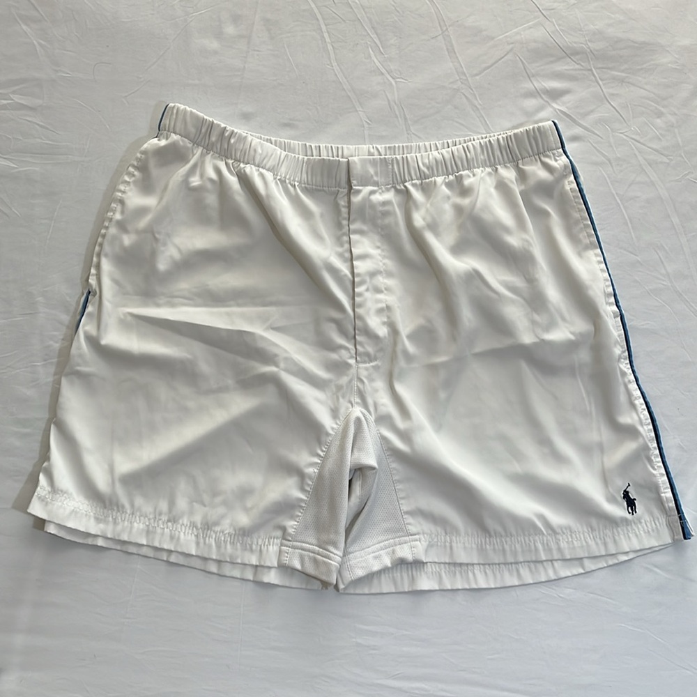 Ralph Lauren White Polo Shorts